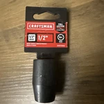 Craftsman 1/2 Drive 6 Pt Impact Socket Lifetime Warranty New Black. Fixed Price $13.99.