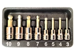 Snap On 8 Piece Combination Drive Metric Ball Hex Bit Socket Set 208eftabmy Nice. Fixed Price $154.95.