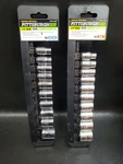 Pittsburgh Pro 3/8 In. Drive Sae Socket Sets, & Metric 10pc. Sets. Like New. Fixed Price $24.04.