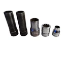 Snap On 5 Piece Mixed Lot Of Drive Deep & Shallow Sockets. Fixed Price $25.00.