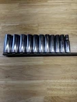 Craftsman Vintage Usa 3/8" Drive Sae 12 Point Sockets 8 Piece Deep Well Vg. Fixed Price $27.50.