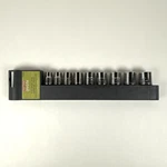 Sears Craftsman 9 Pc Evolv Metric 12 Pt Socket Set 3/8 Drive 10040 10mm To 18mm. Fixed Price $19.99.