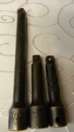 Proto Professional 3pc 3/8" Dr Impact Extension Set 3" #7175p, #5260b, 6" #7176p. Fixed Price $45.00.