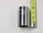 Mac Tools 13/16" Semi Deep 3/8" Drive 12 Point Chrome Socket X2622. Fixed Price $14.95.