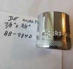 Dewalt 7/8" X 3/8" Dr Shallow Polished Chrome Socket 88-984d 6pt Free Shipping. Fixed Price $9.96.