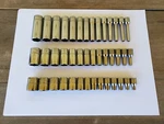 Snap-on Tools Usa New 42pc 1/4" Drive Metric 6pt Shallow Semi Deep Master Set. Fixed Price $895.00.