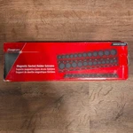 Snap-on 38mskthred 3/8" Drive Metric/sae Magnetic Socket Holder Organizer Red. Fixed Price $57.95.