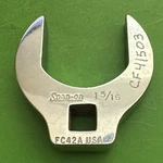 Snap-on Tools Usa 3/8" Drive Open End Crowfoot Wrench Sae Size 1-5/16 Mpn Fc42a. Fixed Price $23.92.