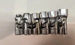 Snap-on 6-pc 3/8" Drive 6-point Metric Shallow Universal Chrome Socket Set Usa. Fixed Price $129.95.