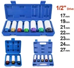 1/2" Drive Wheel Protector Impact Socket, Thin Wall Deep Socket Set. Fixed Price $14.59.