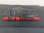 #aw448 Matco Tools 1/4" Drive Sae 6 Point Deep Socket Set Sad106ta. Fixed Price $149.95.