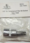 Cornwell Tools Cbst45h2 3/8 Drive T45h Tamperproof Star Torx Bit Socket. Fixed Price $17.99.