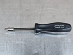 Snap-on Tools 1/4" Drive Black Hard Handle Flexible Socket Driver - Tm62b. Fixed Price $40.00.