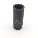 Sk Hand Tools 34273 1/2" Dr. 23mm 6pt Deep Metric Impact Socket. Fixed Price $27.09.