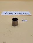 Craftsman Tools 3/4" 6 Point 3/8" Drive Shallow Socket G2-43007 Usa. Fixed Price $15.99.
