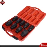 9pcs Deep Impact Socket Set 1/2" Drive Metric Axle Hub Nut Sockets 29-38mm. Fixed Price $31.71.