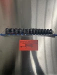 New Sapm146v Matco 14 Piece Metric Impact Socket Set 1/4 Drive Short Shallow. Fixed Price $75.00.
