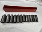 Mac Tools 13 Pc 1/2 Drive Sae Deep Impact 6 Pt Socket Set 7/16 - 1-1/4 Read. Fixed Price $213.27.