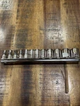 Craftsman 1/4 Laser Shallow Socket Set 4mm - 14mm Drive 6pt 12pc Usa Nos. Fixed Price $50.00.