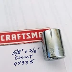 Craftsman 5/8" X 3/8" Dr Socket Cmmt 44335 - 12 Point Free Usa Shipping. Fixed Price $9.96.