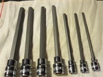 Matco Adv 1/4",3/8" Drive 7-pc. Metric Long Hex Socket Set 4mm - 10mm New. Fixed Price $65.00.