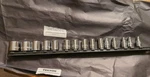 New Tekton Shd91111 3/8" Drive 12-point Socket Full Set 15-piece 1/4-1in. W/rail. Fixed Price $50.00.