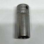 Snap On Tools Vintage 3/8" Dr 1/2" 12pt Sae Semi Deep Chrome Socket Sf-160 Usa. Fixed Price $12.99.