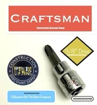 Craftsman 3/8" In. Drive #3 Phillips Ph3 Screwdriver Socket Cmmt44372. Fixed Price $11.24.