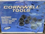 Cornwell Cbpi610mst 10pc 1" Dr Metric Impact Socket Set Free Shipping 30 - 55mm. Fixed Price $499.95.