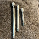 Snap On Tools Fxk4 Fxk6 Fxk8 3/8" Drive Knurled Socket Extensions 4" 6" 8". Fixed Price $69.95.