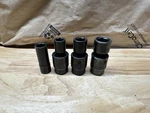 Matco Tools 3/8 Drive Metric Swivel Impact Sockets 6 Point 10, 12, 15mm Lot. Fixed Price $44.99.