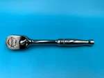New Snap-on F80 3/8" Drive Ratchet - 80 Tooth Chrome Handle 7-7/16" Length. Fixed Price $127.50.