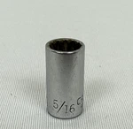 Craftsman 5/16" Chrome Socket 12 Point 1/4" Drive Vv 43603 Usa. Fixed Price $6.49.