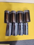 Snap-on Tools Lot Of 6 - Sae 1 / Flank Drive Deep Socket 1/2" Point Usa. Fixed Price $269.00.