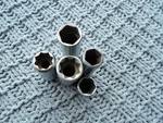 Mixed Lot Of 5 Vintage - Snap On Sockets 3/8 Drive 6 Pt 8 Fs Sf. Fixed Price $29.85.