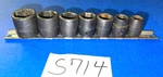 Snap-on Tools 7 Piece 3/8 Drive Sae Short Impact Socket Set 6 Point To 3/4. Fixed Price $75.00.