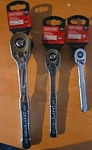 Craftsman Low Profile 72 Tooth Ratchet Set - 1/4", 3/8", 1/2" New In Packaging. Fixed Price $59.99.