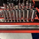 Snap On Stm6-stm18 1/4 Drive 3/16 -9/16 Deep Socket Set Of 9 Pc Usa. Fixed Price $135.00.