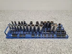 Cornwell Blue Power 3/8 Drive 6 Point Metric & Sae Socket Set. Fixed Price $129.99.
