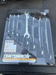 Rare Sears Craftsman Usa Metric Double Open Wrench Set 8pc 44528 6-22mm. Fixed Price $79.95.
