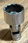 Snap On Tools 15/16" 12pt Swivel Universal 3/8" Socket Shallow Flex Wobble. Fixed Price $65.00.