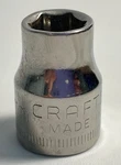 Vintage Craftsman 3/8" Drive 9mm 6 Point Shallow Socket Inverted G 43541 Usa. Fixed Price $10.99.