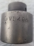 Mac Tools Usa Vi 406, 1/2" Drive, 1-1/4" Impact Socket, Shallow, 6 Point.. Fixed Price $23.59.