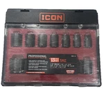 Icon Professional Standard Impact 13 Piece Socket 1/2 Drive Set Sae 13ss-13 New. Fixed Price $64.99.