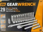Gearwrench 80692 29 Pc. 3/8" Drive 12 Point Standard & Deep Metric Tool Set. Fixed Price $70.00.