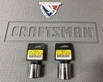 Nos Sears Craftsman Usa 3/8 Drive 15/16 & 1 Sockets 6pt 43020 43021 Gk Rare!. Fixed Price $119.99.