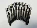 Apex #2 492x Hex Power Drive Philips Screwdriver Bits 1/4" (pack Of 10). Fixed Price $10.77.