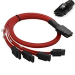 2 X Mini 10gbps Sas Sff-8087 36pin To 4 Sata 7pin Hdd Hard Drive Splitter Cable. Fixed Price $15.89.