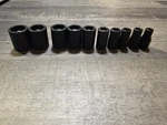 Snap On Mgmm15 6-point Flank Drive Shallow Magnetic Metric Socket Set 10 Piece. Fixed Price $250.00.
