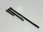 Craftsman Usa 3pc Ee 3/6/10 3/8" Dr. Push Button Locking Extension Bar Set Rare. Fixed Price $139.99.